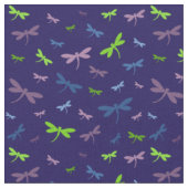 Tissu Papillons - Bleu, vert et violet (Fermer)
