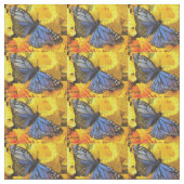 Tissu Papillons bleus (Fermer)