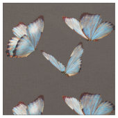 Tissu Papillons bleus motif (Fermer)