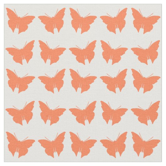 Tissu Papillons Coral Bold Mod (Fermer)