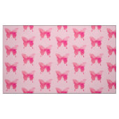 Tissu Papillons d'aquarelle - Fuchsia et rose (Fat Quarter)