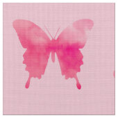 Tissu Papillons d'aquarelle - Fuchsia et rose (Fermer)