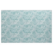 Tissu Papillons en marbre vert de mer (Fat Quarter)