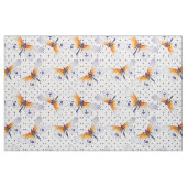 Tissu Papillons Et Pois (Yard)