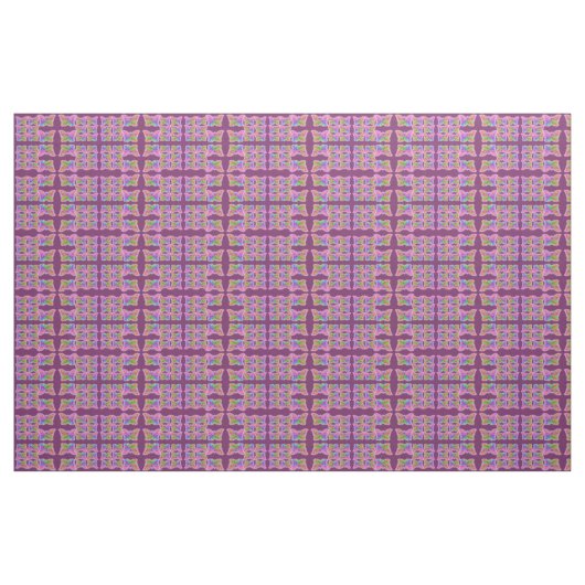 Tissu Papillons floraux Abstraits (Yard)