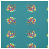 Tissu papillons multicolores #2 motif (Échantillon)