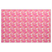 Tissu Papillons, rose, fuchsia et corail (Yard)