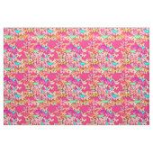 Tissu Papillons, roses multiples et profondes (Fat Quarter)