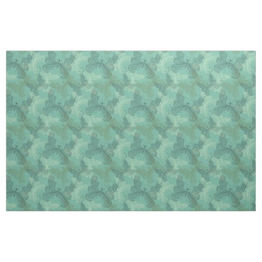 Tissu Papillons turquoises (Yard)