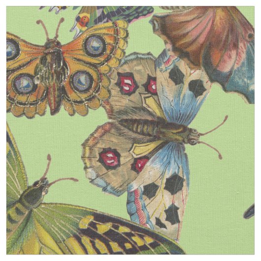 Tissu Papillons victoriens (Fermer)