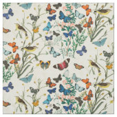 Tissu Papillons vintages (Échantillon)