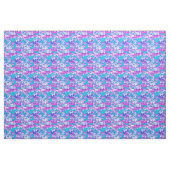 Tissu Papillons, violet et turquoise (Yard)