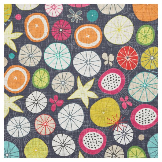Tissu parapluies cobalt (Échantillon)