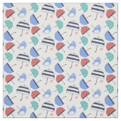 Tissu Parapluies mignons (Échantillon)