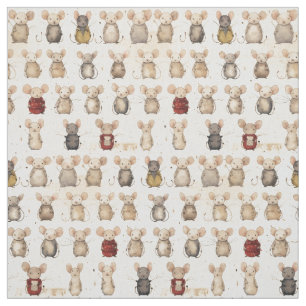 Tissu Parcours Enchanteurs : souris Whimsy