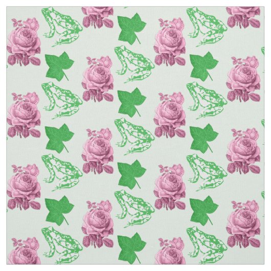 Tissu parfait rose et vert (Échantillon)