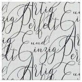 Tissu parfaite et unique écriture noire (Fermer)