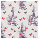 Tissu Paris Tour Eiffel Purple Chic (fermé)