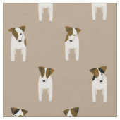 Tissu Parson Jack Russell Terriers chiens mignons n'impo (Fermer)