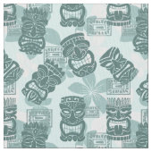 Tissu Partie de Tiki - océan (fermé)