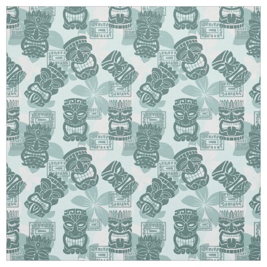 Tissu Partie de Tiki - océan (Échantillon)
