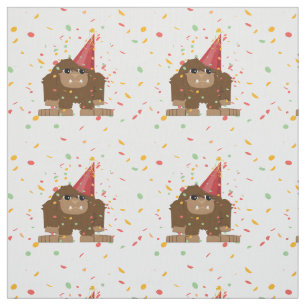 Tissu Partie Sasquatch Bigfoot de confettis