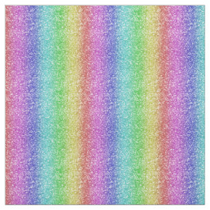 Tissu parties scintillant arc-en-ciel mince métallique f