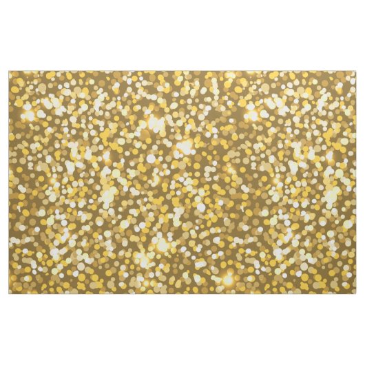 Tissu Parties scintillant d'or (Fat Quarter)