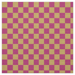 Tissu parties scintillant rose or Motif À damiers, tenda