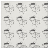 Tissu Paruline à café Superhero (Échantillon)