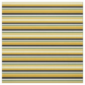 Tissu Parure d'or, Tan, Vert foncé, Blanc & Noir (Échantillon)