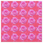 Tissu Passion Rose Rose, (Fermer)