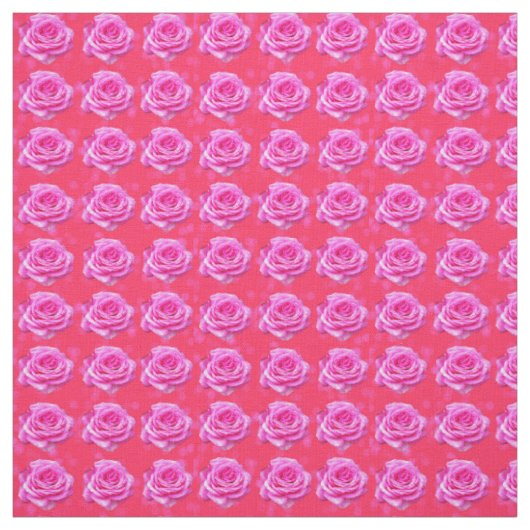 Tissu Passion Rose Rose, (Échantillon)