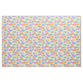 Tissu Pastel Color Candy Hearts Saint Valentin Fabric (Yard)
