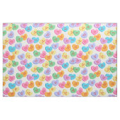 Tissu Pastel Color Candy Hearts Saint Valentin Fabric (Fat Quarter)