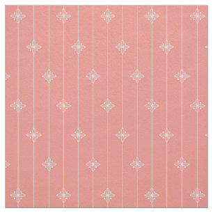 Tissu Pastel Coral Couleur Motif Floral
