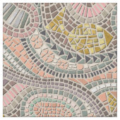 Tissu pastel de poisson en mosaïque (Fermer)