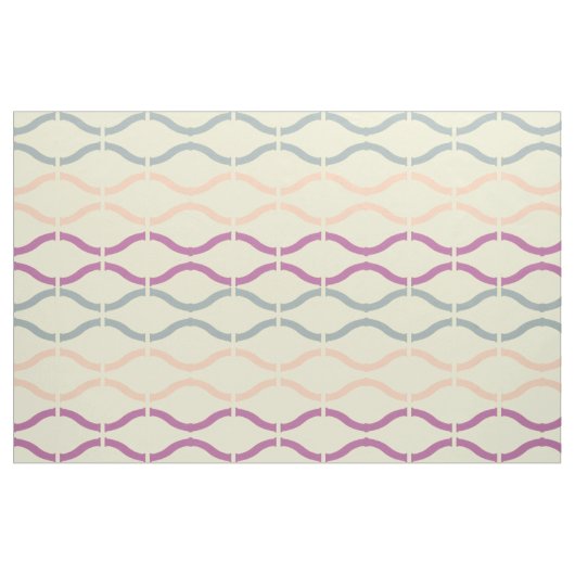 Tissu Pastel Funky Motif géométrique rétro 3 (Fat Quarter)