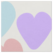 Tissu Pastel Hearts Design (Fermer)