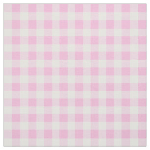 Tissu Pastel Pink En vichy Motif