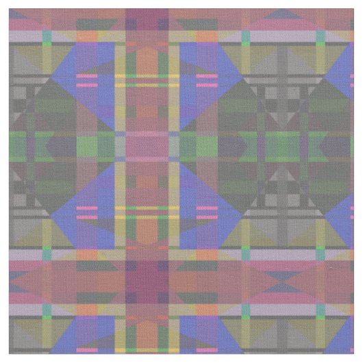 Tissu Pastel rainbow Colorful Geometric (Fermer)