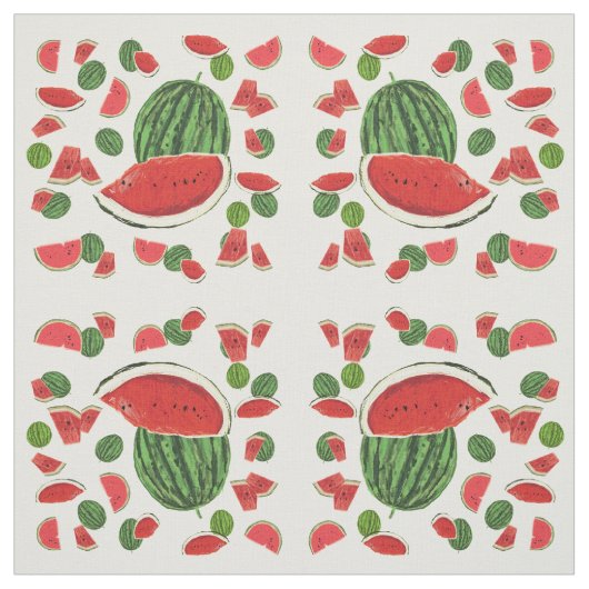 Tissu Pastèque (Échantillon)