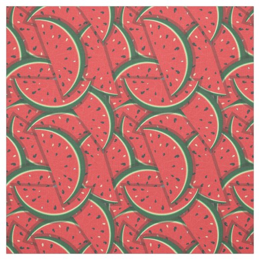 Tissu Pastèque (Échantillon)