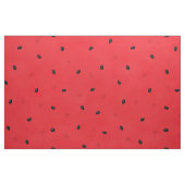 Tissu Pastèque avec graines et trous de graines (grande  (Fat Quarter)