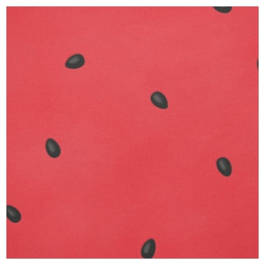 Tissu Pastèque avec graines (grande échelle) (Échantillon)