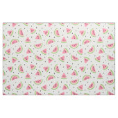 Tissu Pastèque rose, Graines de pastèque, Motif d'été (Fat Quarter)