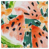 Tissu Pastèques d'aquarelle d'ÉTÉ de YUMMER (Fermer)