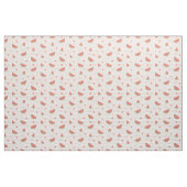 Tissu Pastèques rouges, Coeurs, Grandes Pâtes, Motif d'é (Yard)