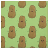 Tissu Patate Douce Heureuse (Échantillon)