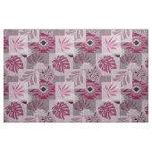 Tissu patchwork botanique tropical monochrome (Fat Quarter)